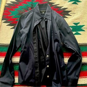 Navy blue Banana Republic button down, size 4